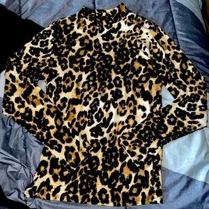 Leopard Print Long-Sleeve